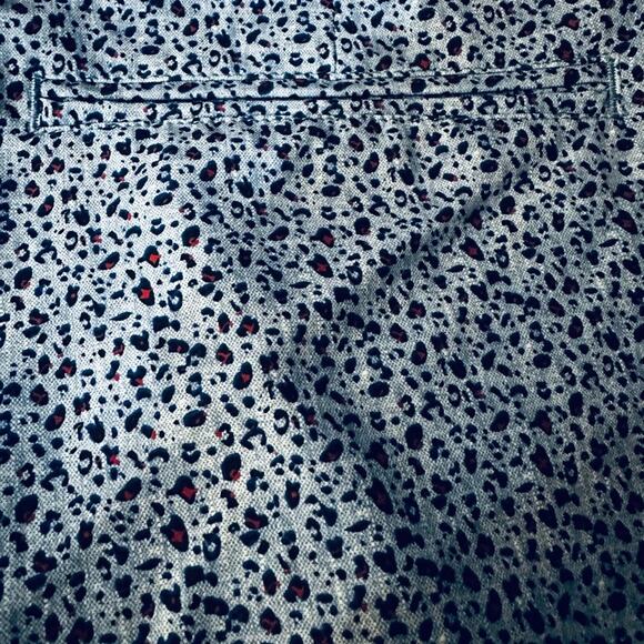 Men's Golf Shorts Print Quick Dry 10'' Inseam Blue Leopard.  Size 34 - Picture 6 of 10